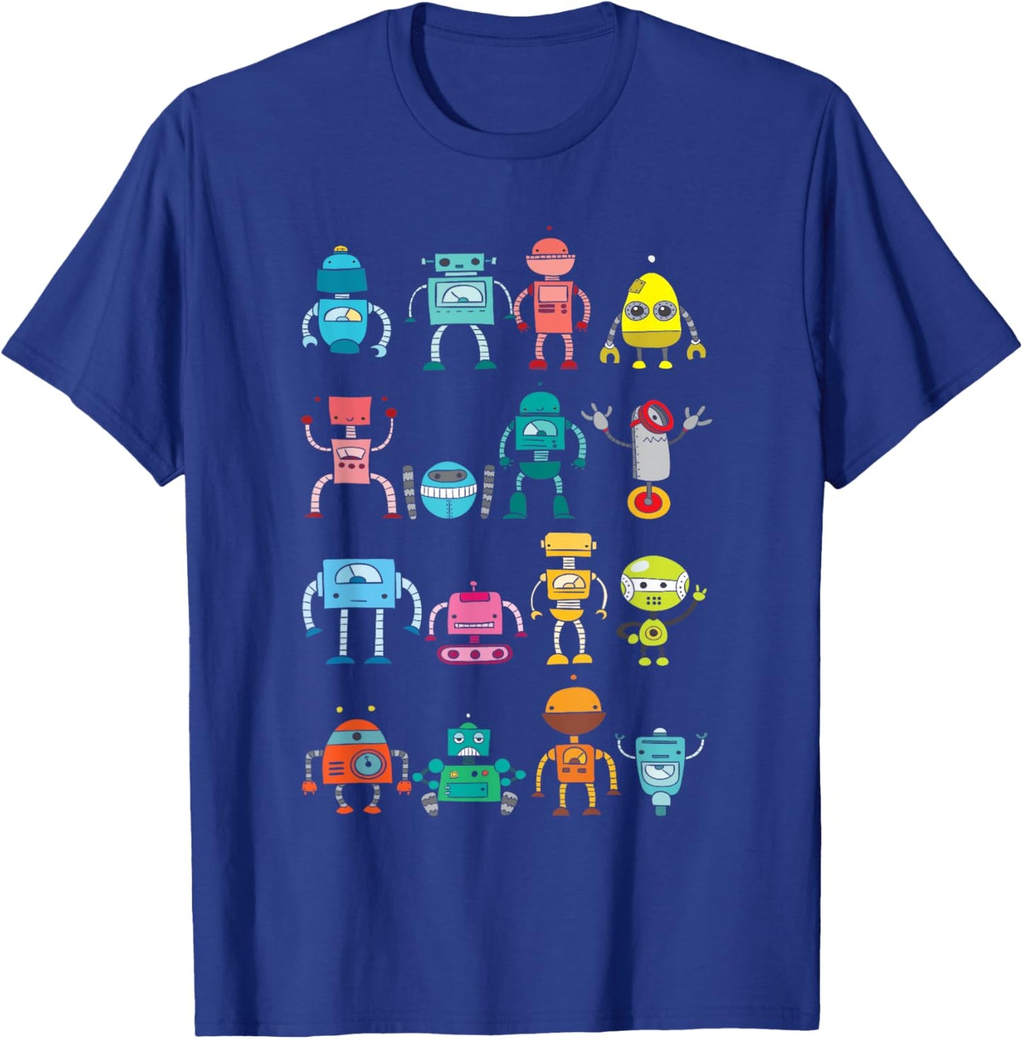 Funny Robotics Shirts - Robot Lover Robotics Engineer Engineering T-Shirt - T-Shirt | Royal