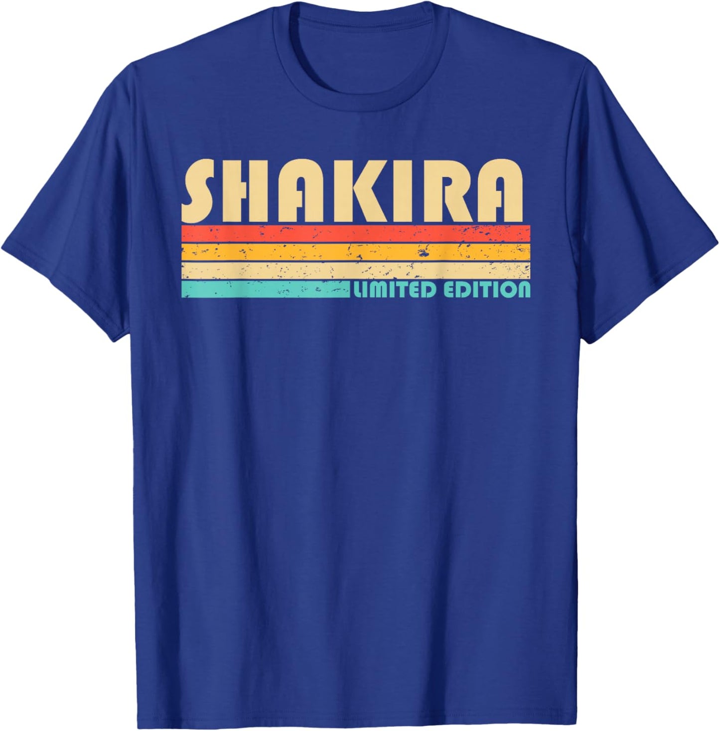 Shakira Name Personalized Retro Vintage 80s 90s Birthday T-Shirt - T-Shirt | Royal