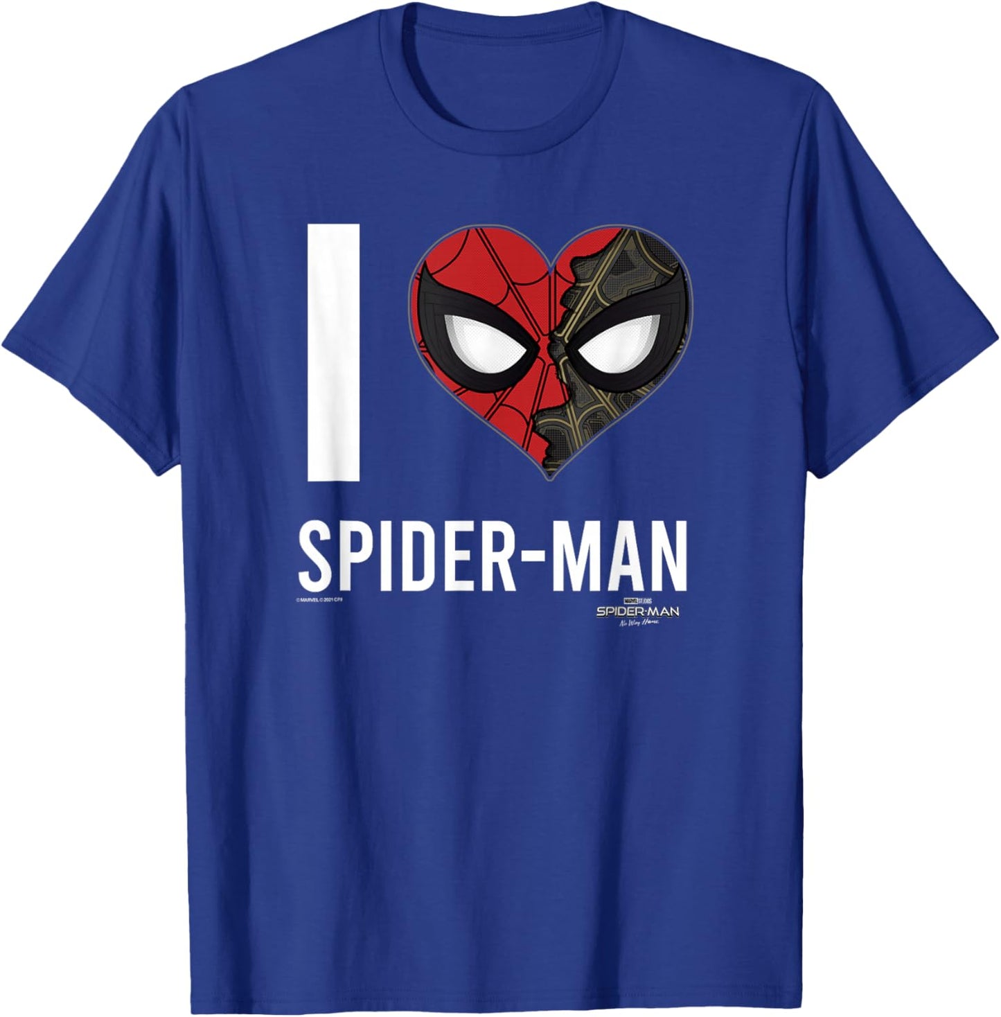 Marvel Spider-Man No Way Home I Heart Spider-Man T-Shirt - T-Shirt | Royal