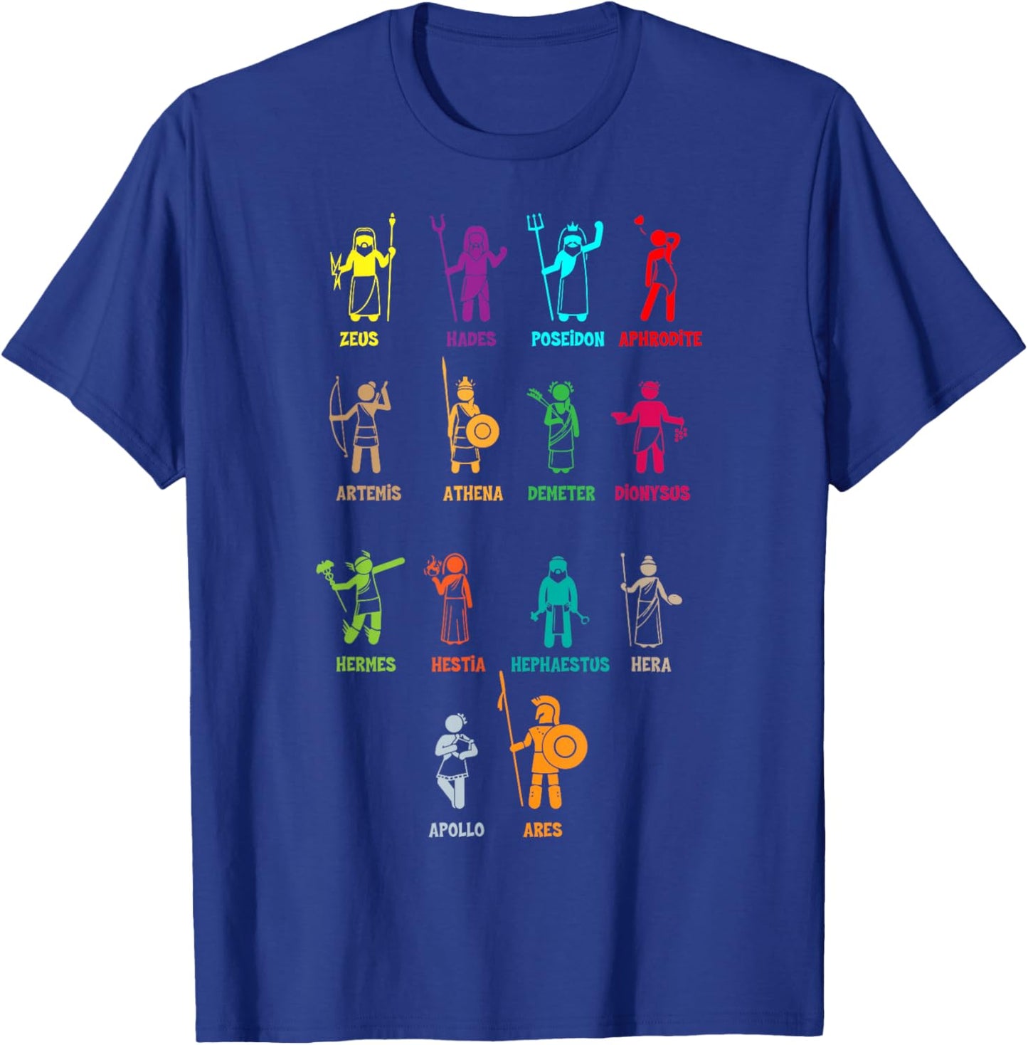 Greek Mythology Gods - Gods of Greece Small T-Shirt - T-Shirt | Royal