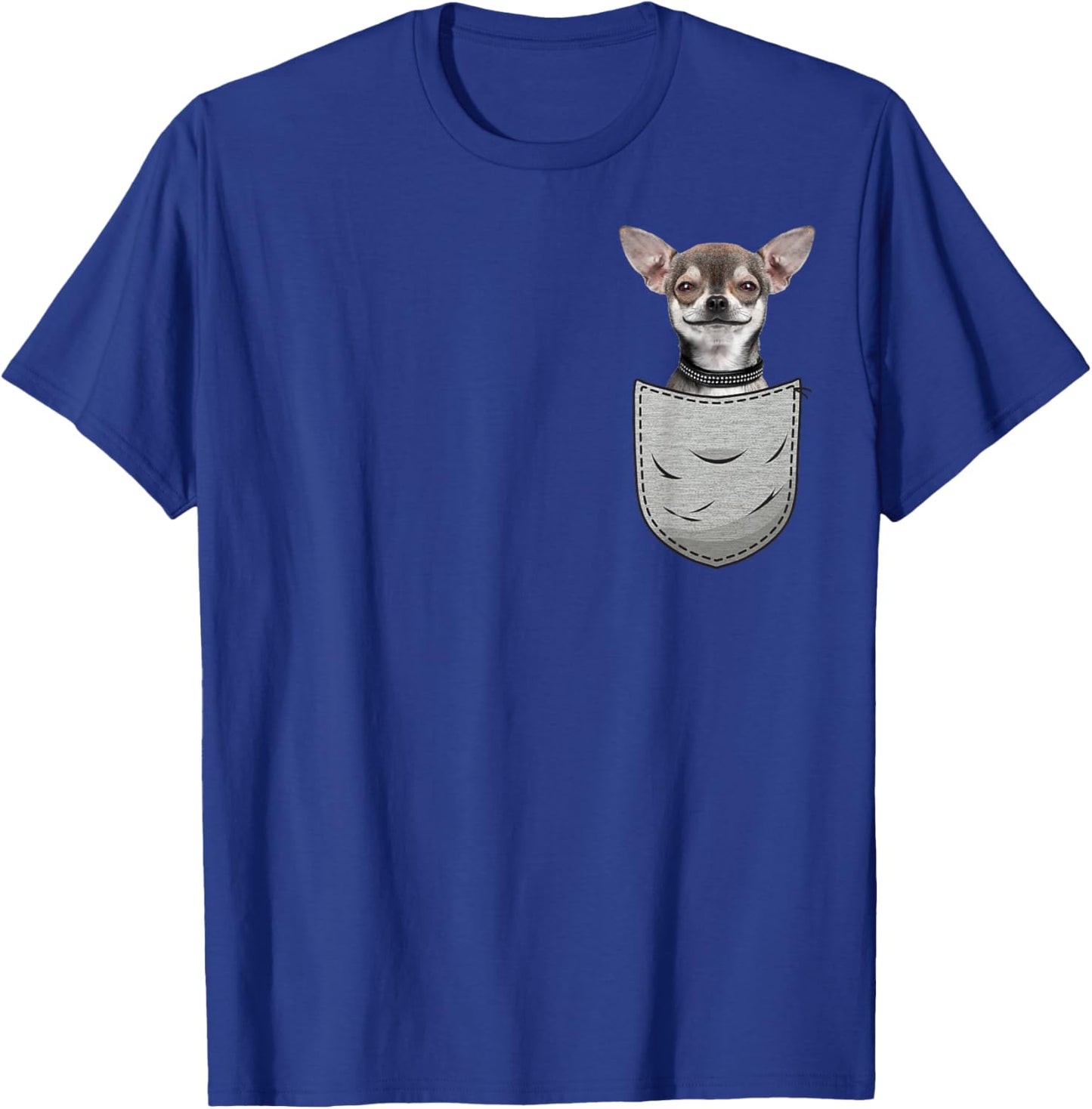 Chihuahua Chi Chi Hua hua Techichi Pocket Dog Owners Men Women Girls Kids T-Shirt - T-Shirt | Royal