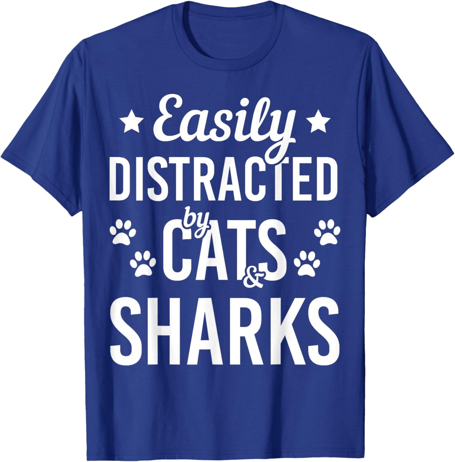 Cat Lover Shark Lover Cats And Sharks Zookeeper Funny Cat T-Shirt - T-Shirt | Royal