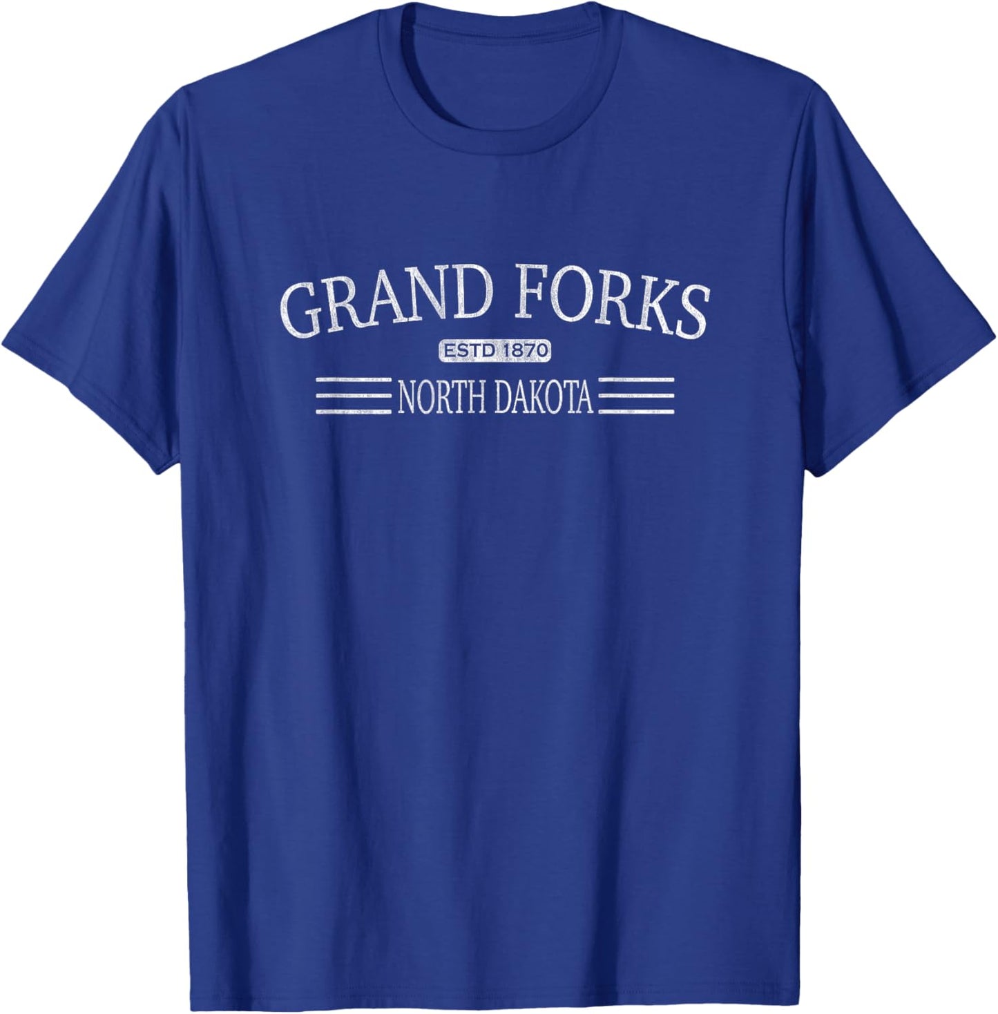 Grand Forks North Dakota T-Shirt - T-Shirt | Royal