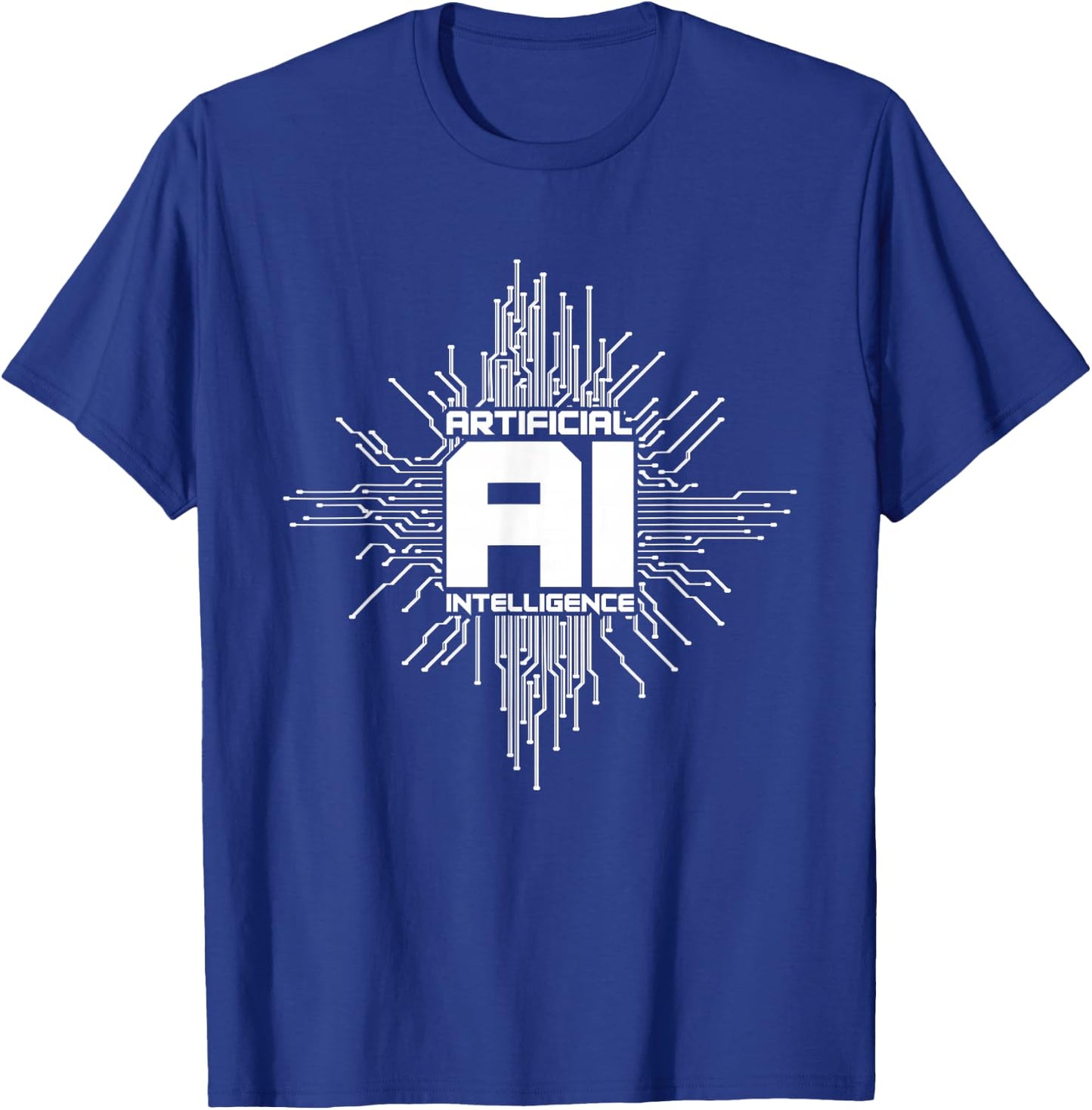 Artificial Intelligence AI | Computer Science T-Shirt - T-Shirt | Royal