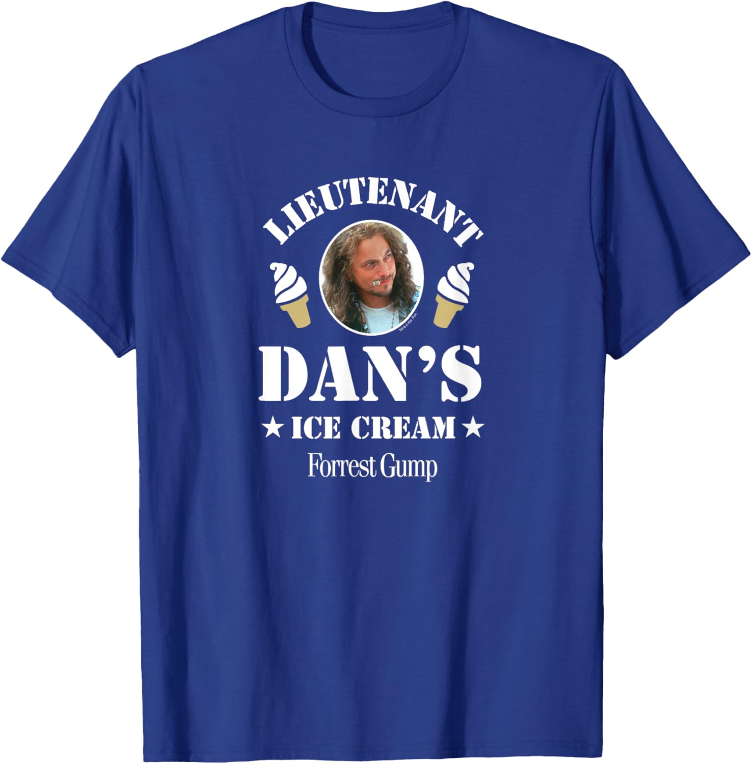 Forrest Gump - Lieutenant Dan's Ice Cream T-Shirt - T-Shirt | Royal