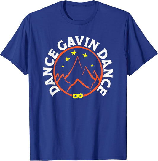 Dance Gavin Dance Graphic Design T-Shirt - T-Shirt | Royal
