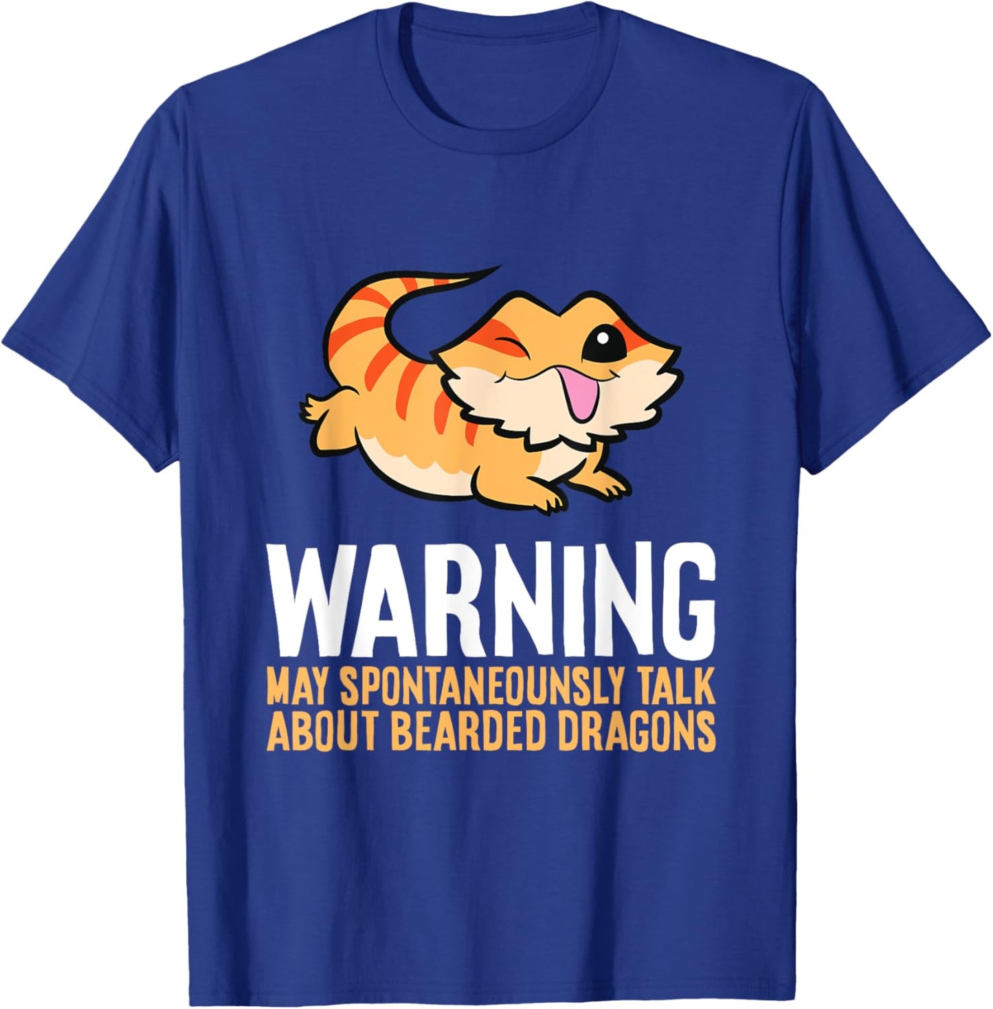 Bearded Dragon Reptile Will Talk About Bearded Dragons T-Shirt - T-Shirt | Royal