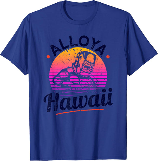 Welding Alloya Hawaii, Funny Welder Vacation T-Shirt - T-Shirt | Royal