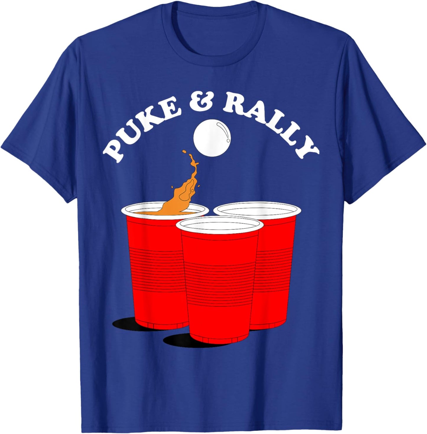 Puke and Rally T-Shirt - T-Shirt | Royal