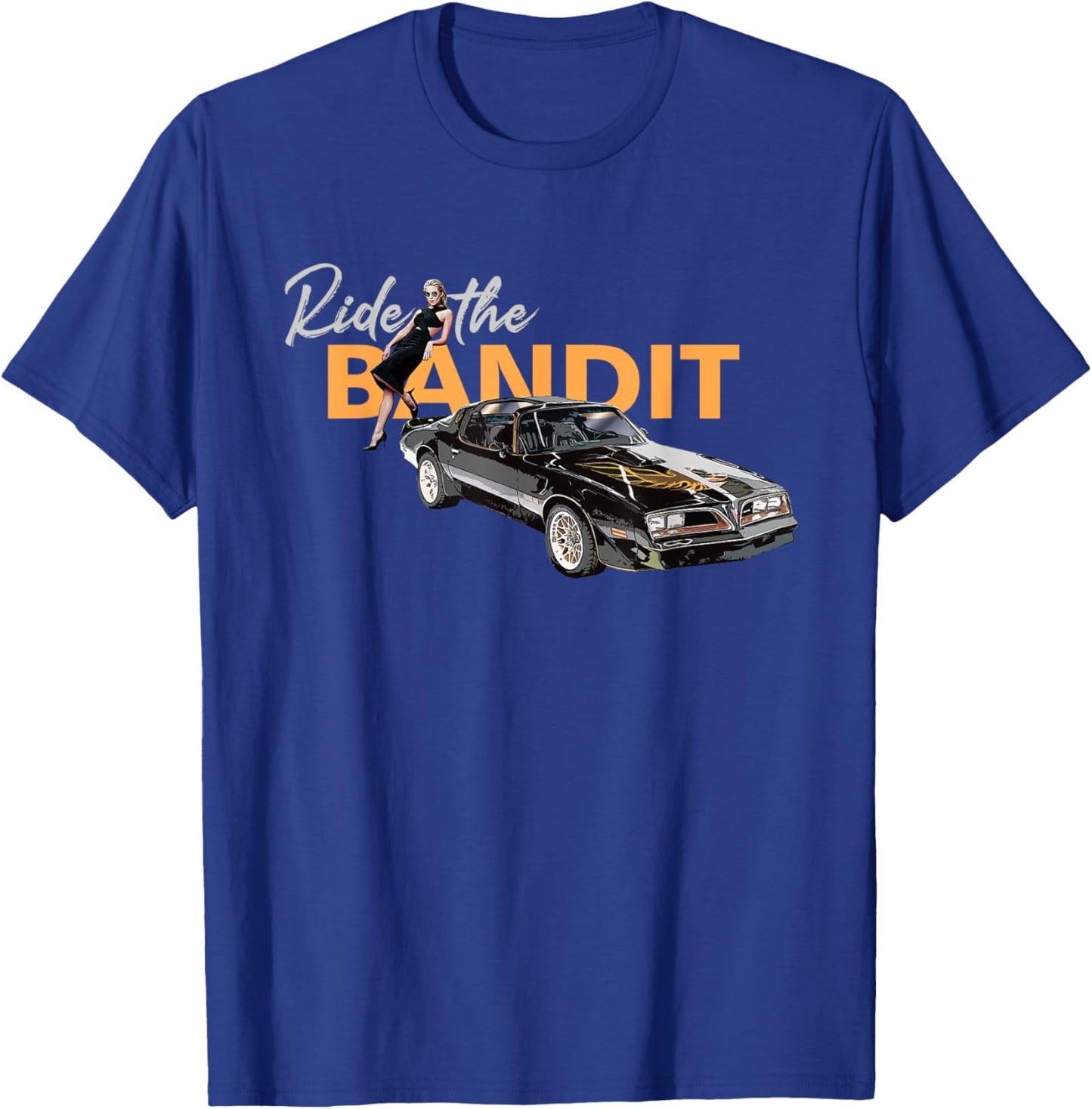 Classic Cars, 1977 Bandit Trans AM, Vintage Black Trans AM T-Shirt - T-Shirt | Royal