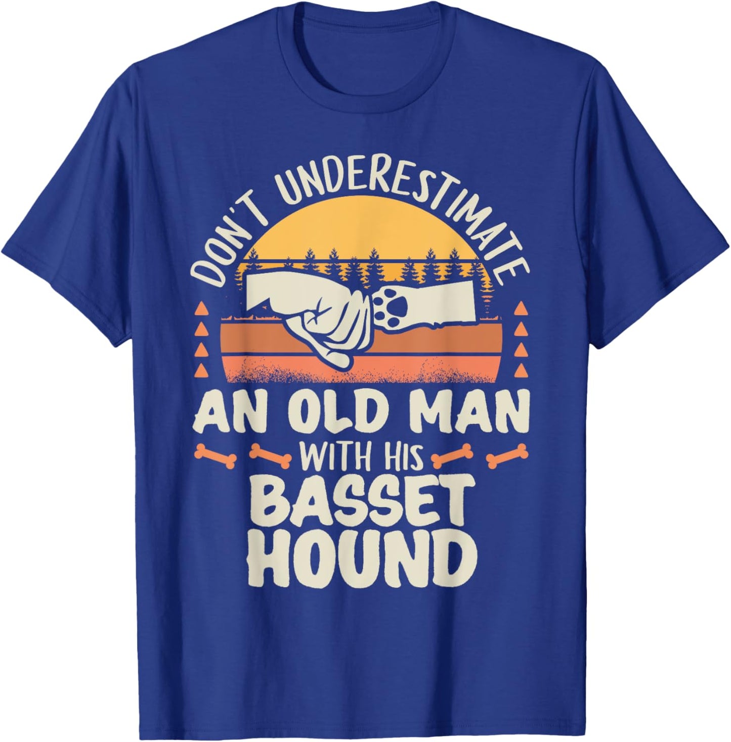 Basset Hound Shirt Men Women Dog Mom Dog Lover T-Shirt - T-Shirt | Royal