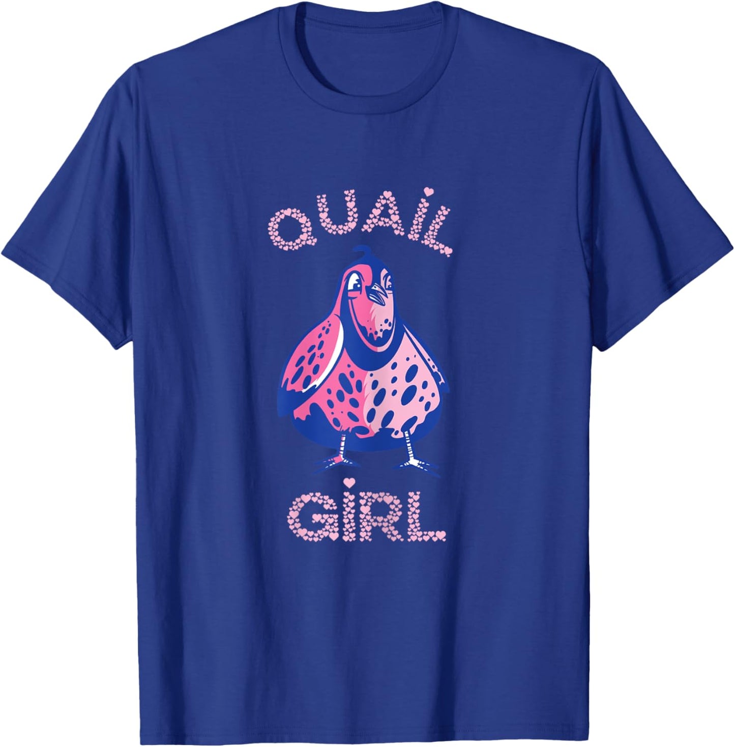 Quail Girl Bird Quail Lover Birdology Coturnix Quail T-Shirt - T-Shirt | Royal