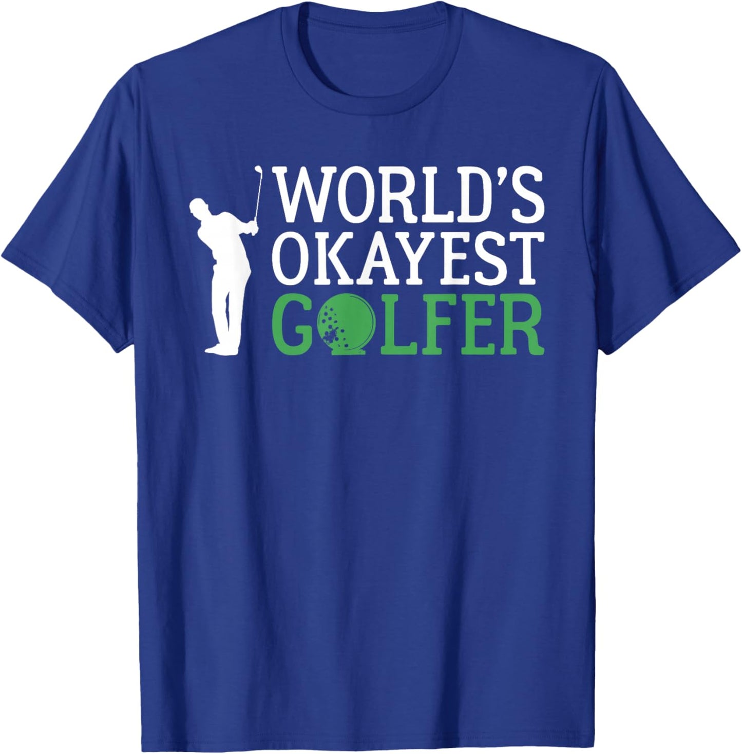 Golfer Gifts & Accessories -Adults Black Small Classic Fit Short Sleeve T-Shirt - T-Shirt | Royal