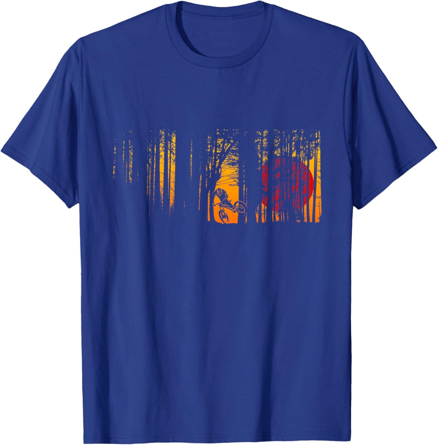 MTB Mountain Bike T-Shirt - T-Shirt | Royal