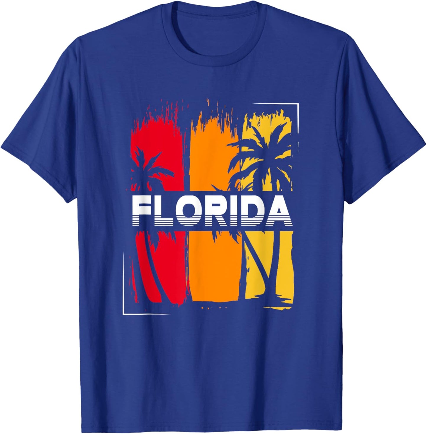 Retro Tropical Summer Vacation South Beach FL Miami Florida Women Kids T-Shirt - T-Shirt | Royal