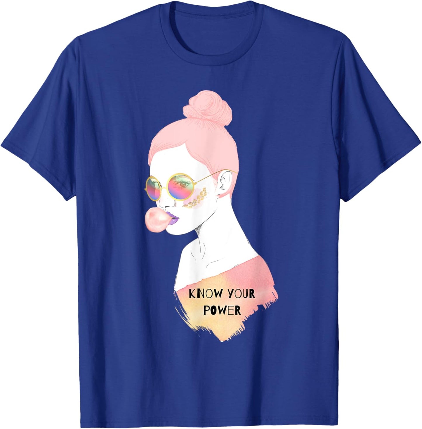 Know Your Power Shirt Women Empowering Rights Inspirational T-Shirt - T-Shirt | Royal