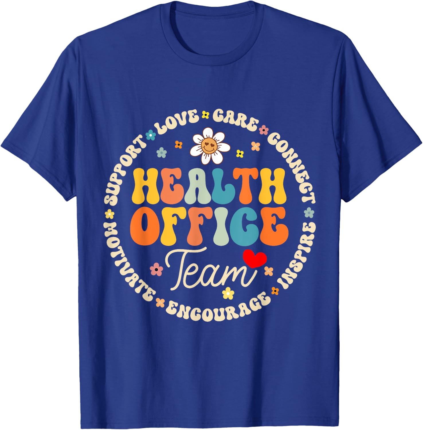 Health Office Team School To School & Appreciation Week T-Shirt - T-Shirt | Royal