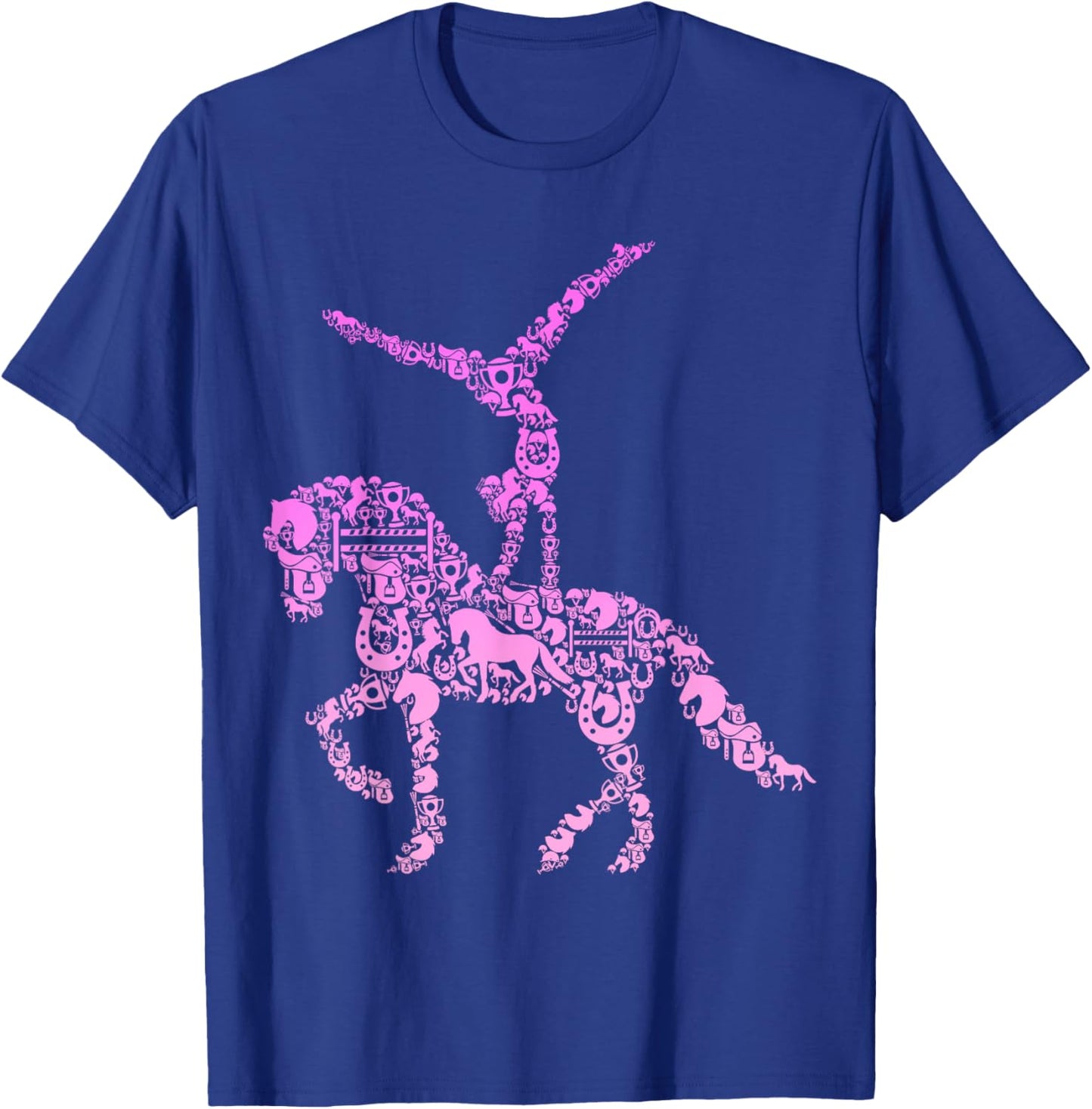Equestrian Vaulting Horse Vaulters Girls Kids T-Shirt - T-Shirt | Royal