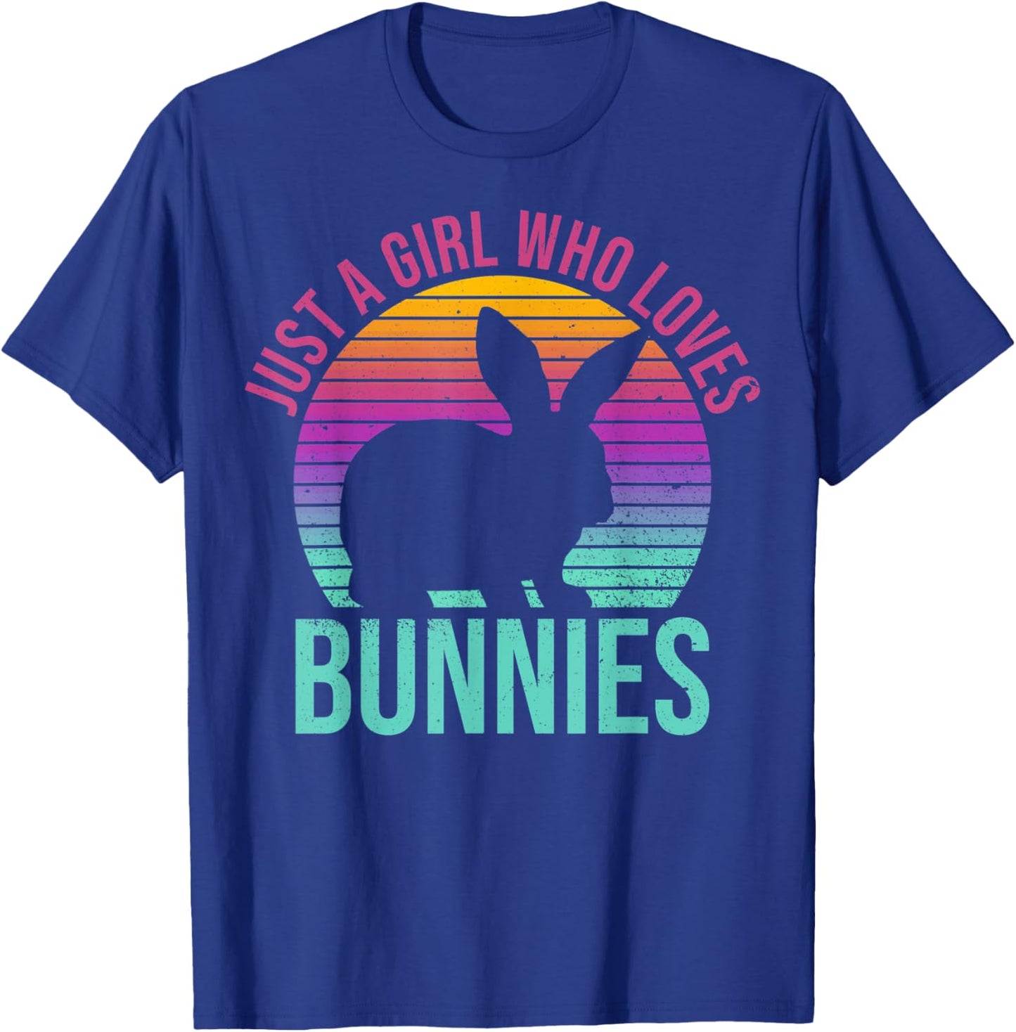 Rabbit Owners Just A Girl Who Loves Bunnies Rabbit Lovers T-Shirt - T-Shirt | Royal