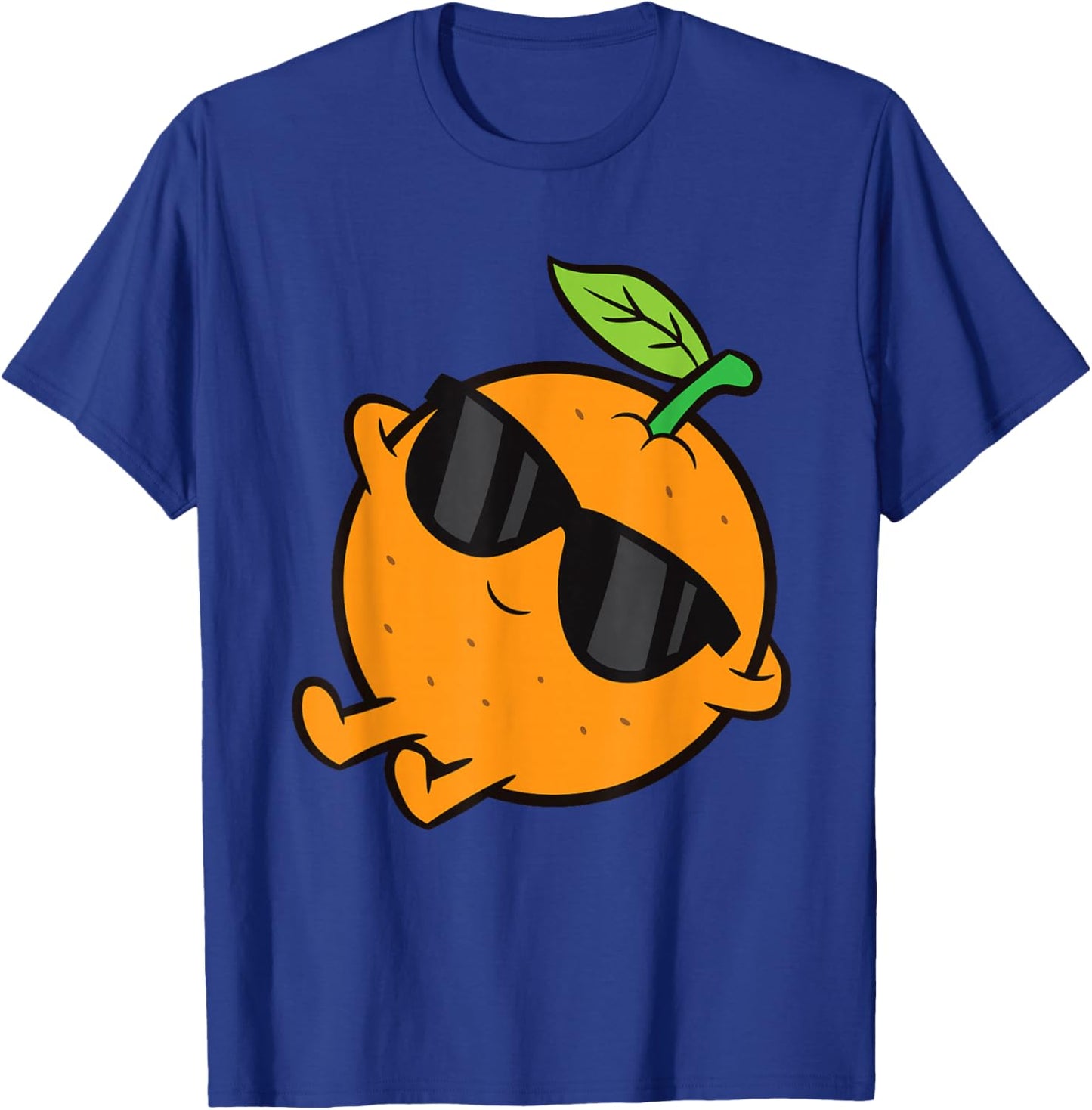 Cute Orange Fruit Relaxing Lazy Orange T-Shirt - T-Shirt | Royal