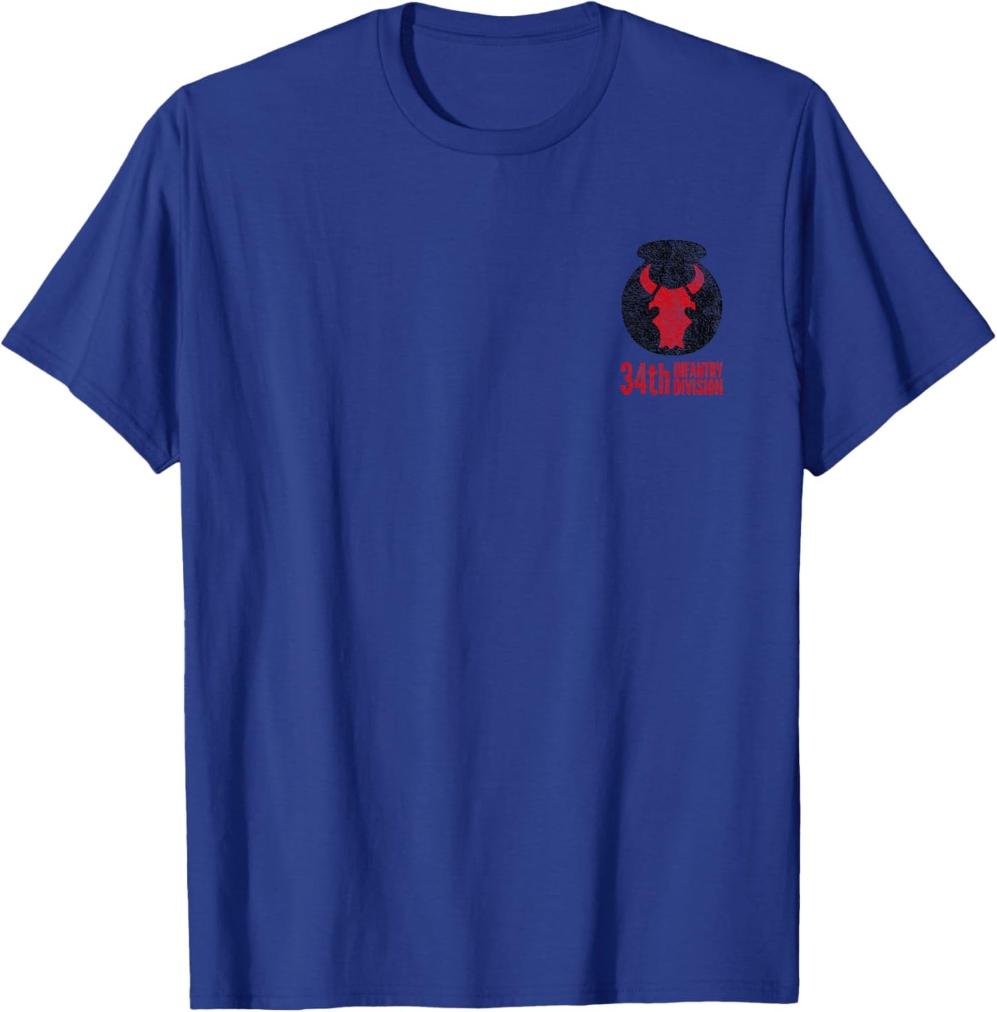 34th Infantry Division Army T-Shirt - T-Shirt | Royal