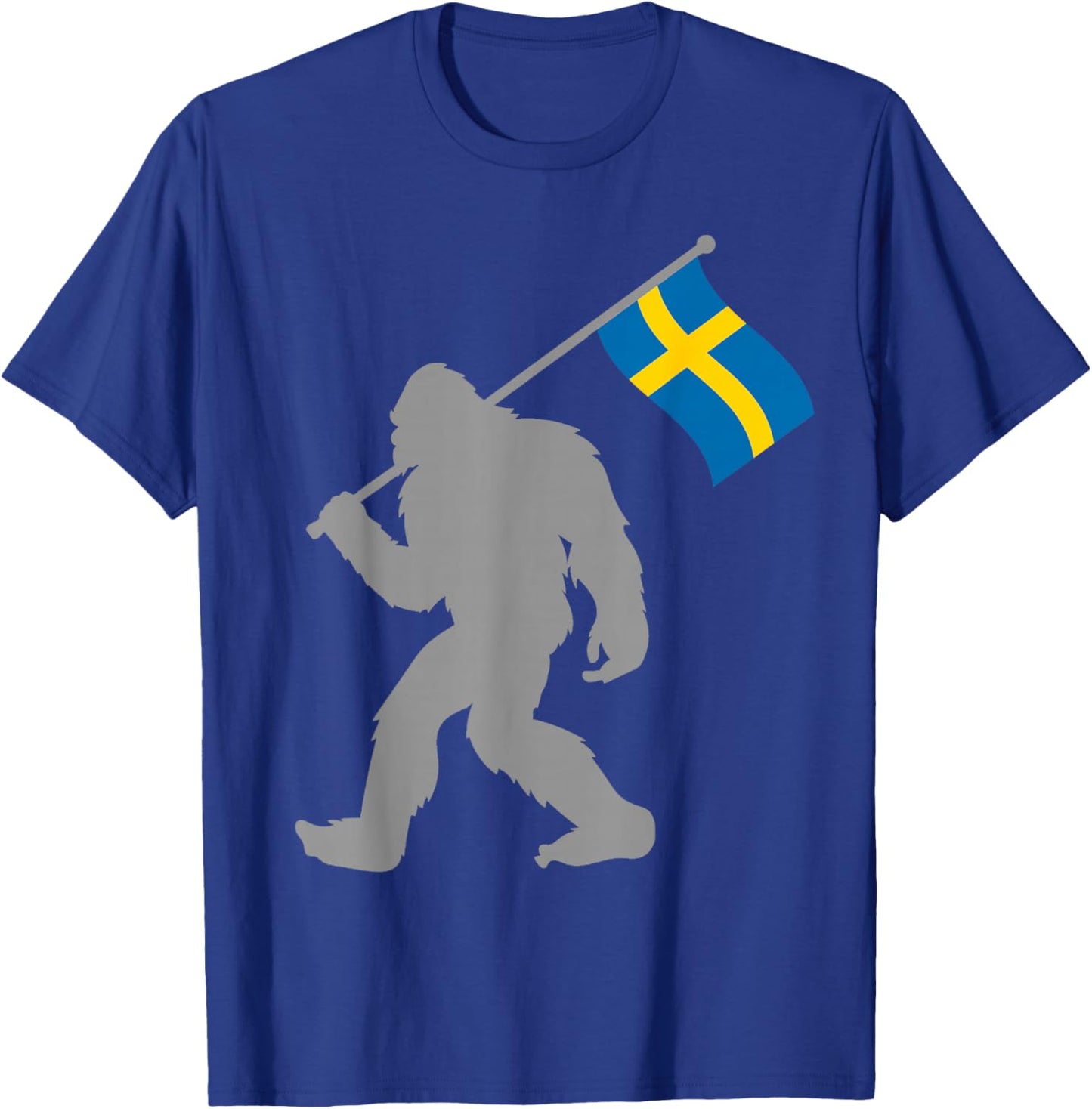 Sverige or Swedish Flag on Sweden Flag T-Shirt - T-Shirt | Royal