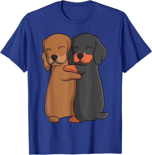 Dachshund Lover Weiner Dog Girls Kids Women Men T-Shirt - T-Shirt | Royal
