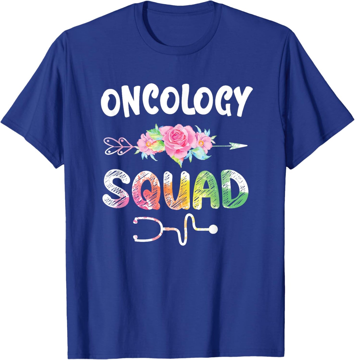 Oncology Nurse Squad Shirt Oncology Matching Nurse T-Shirt - T-Shirt | Royal