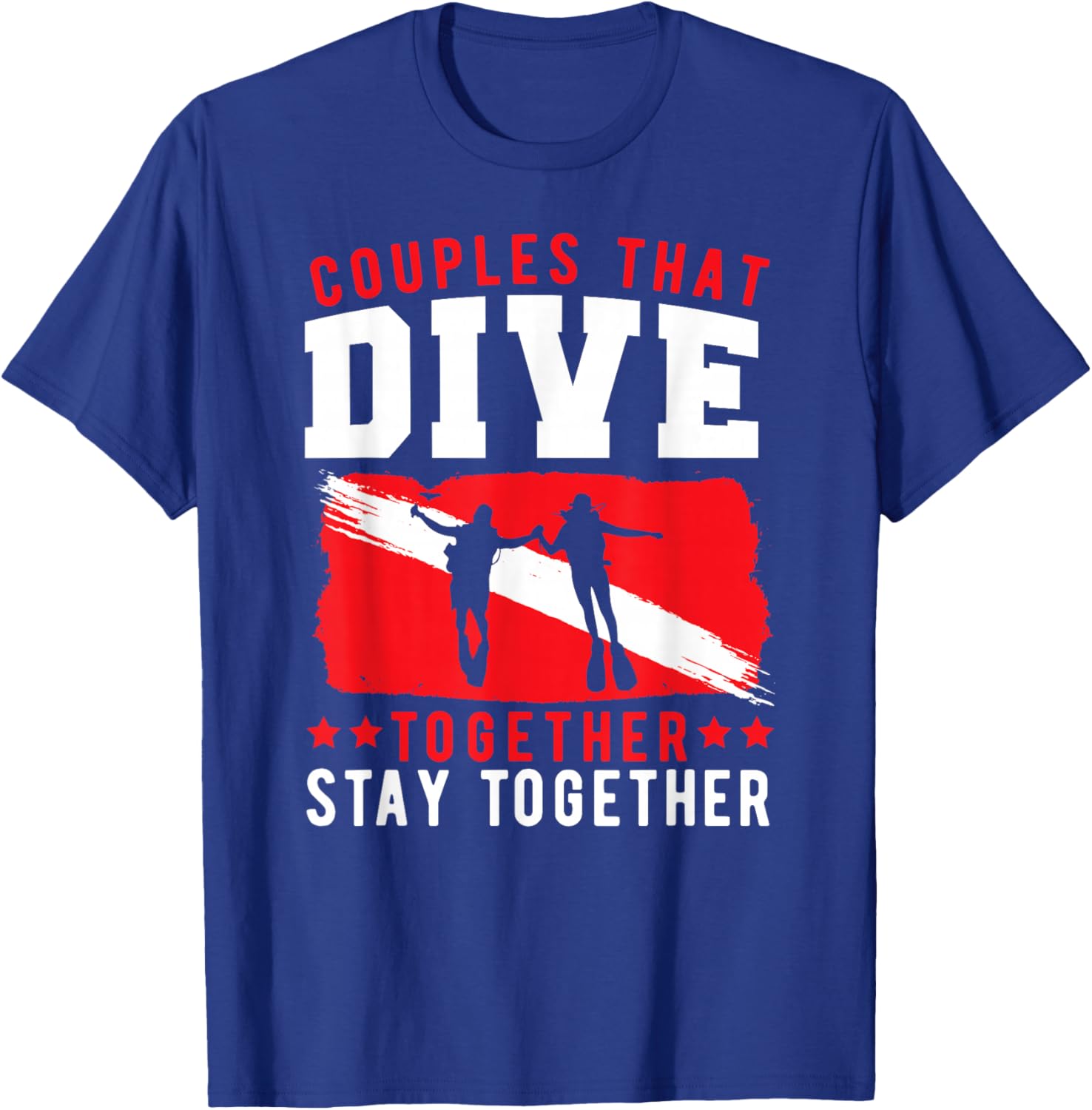 Scuba Diving Couple Scuba Squad - Deep Sea Diver Scuba Diver T-Shirt - T-Shirt | Royal