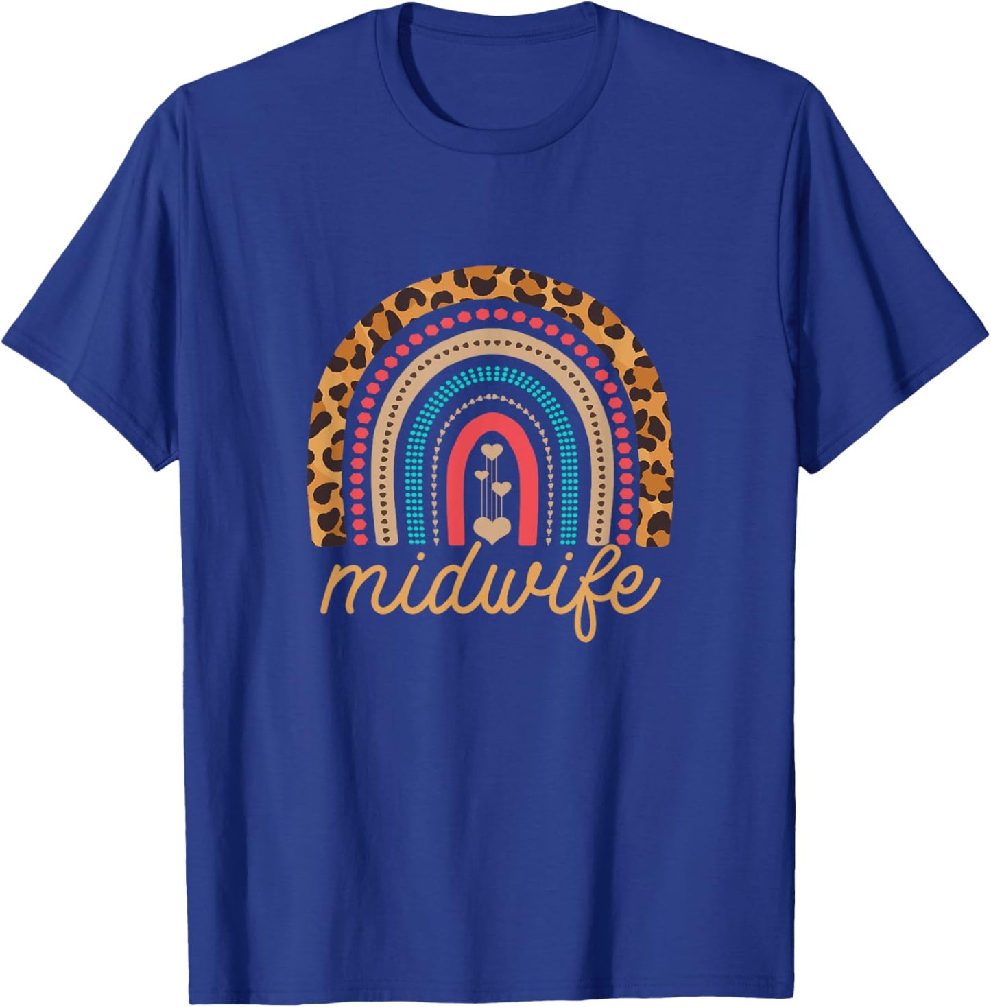 Birth Midwife Rainbow - Midwifery Student - Cute Midwife T-Shirt - T-Shirt | Royal