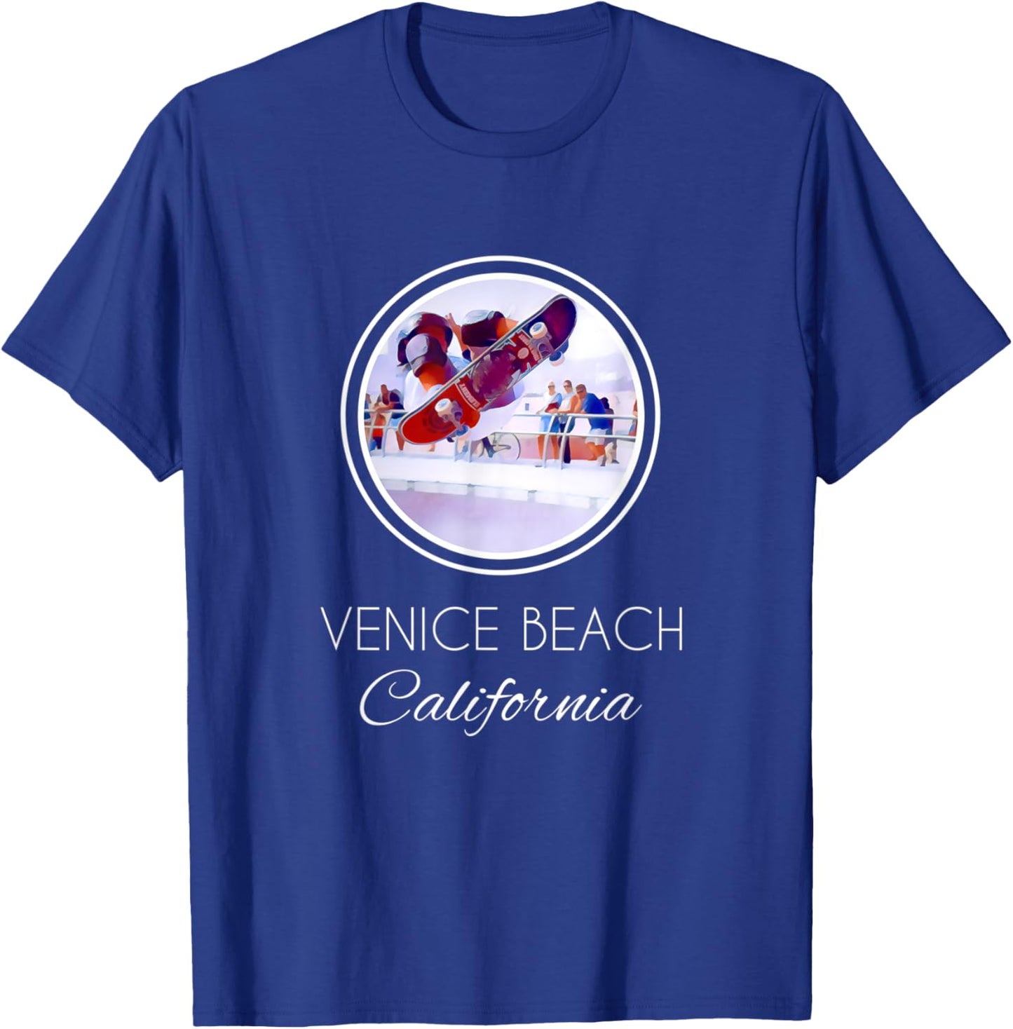VENICE BEACH - California Skater Women T-Shirt - T-Shirt | Royal