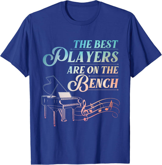 Funny Piano Art Women Musical Instrument Piano Lover T-Shirt - T-Shirt | Royal