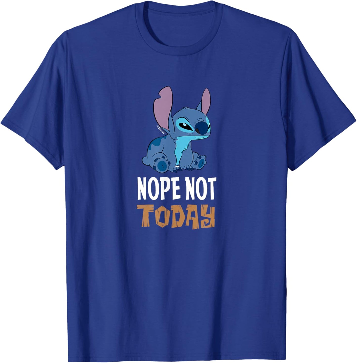 Lilo & Stitch Nope not Today T-Shirt - T-Shirt | Royal