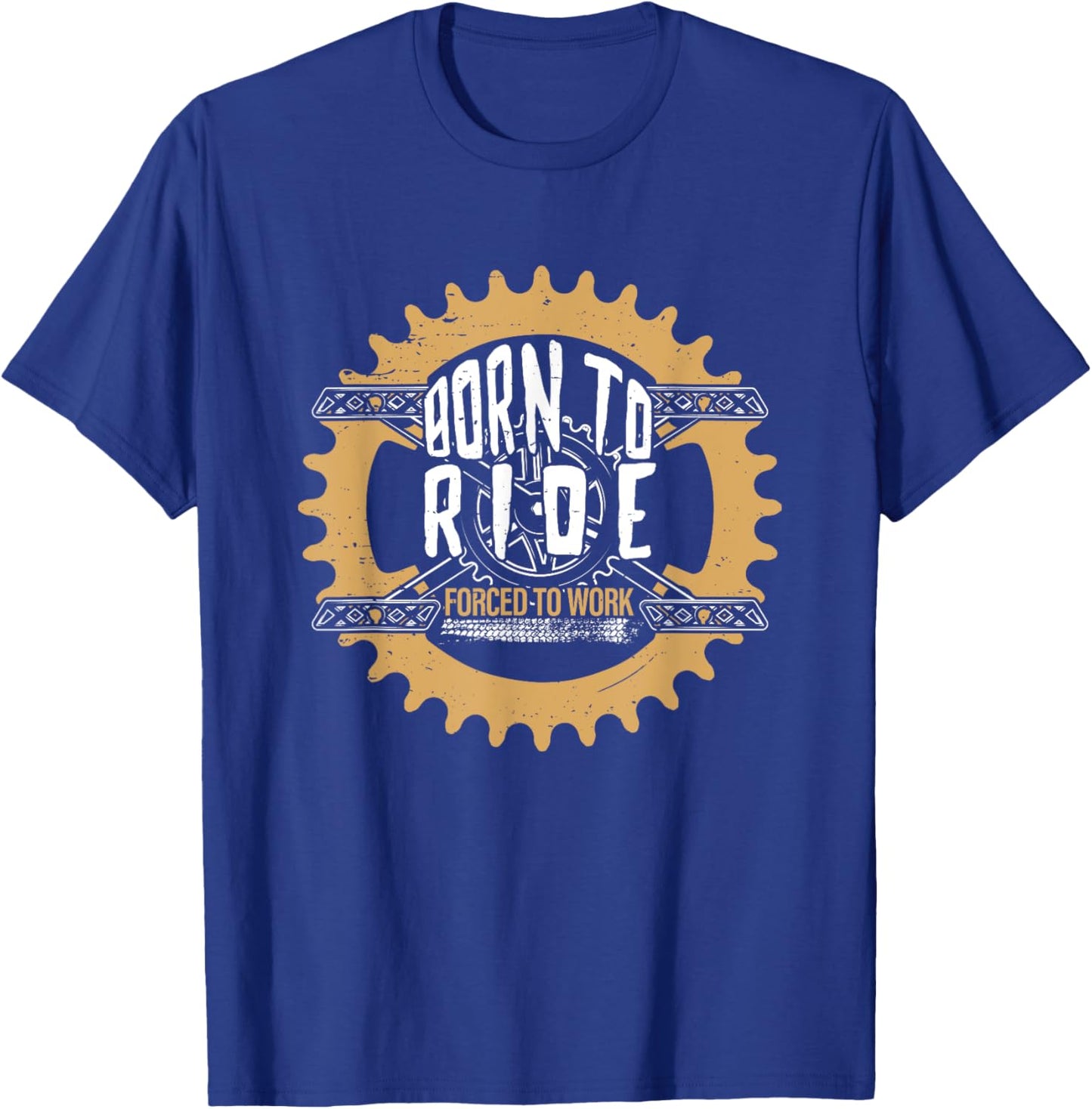 Funny Mountain Bike Biking MTB Dirt Trail Moto Clothing Idea T-Shirt - T-Shirt | Royal