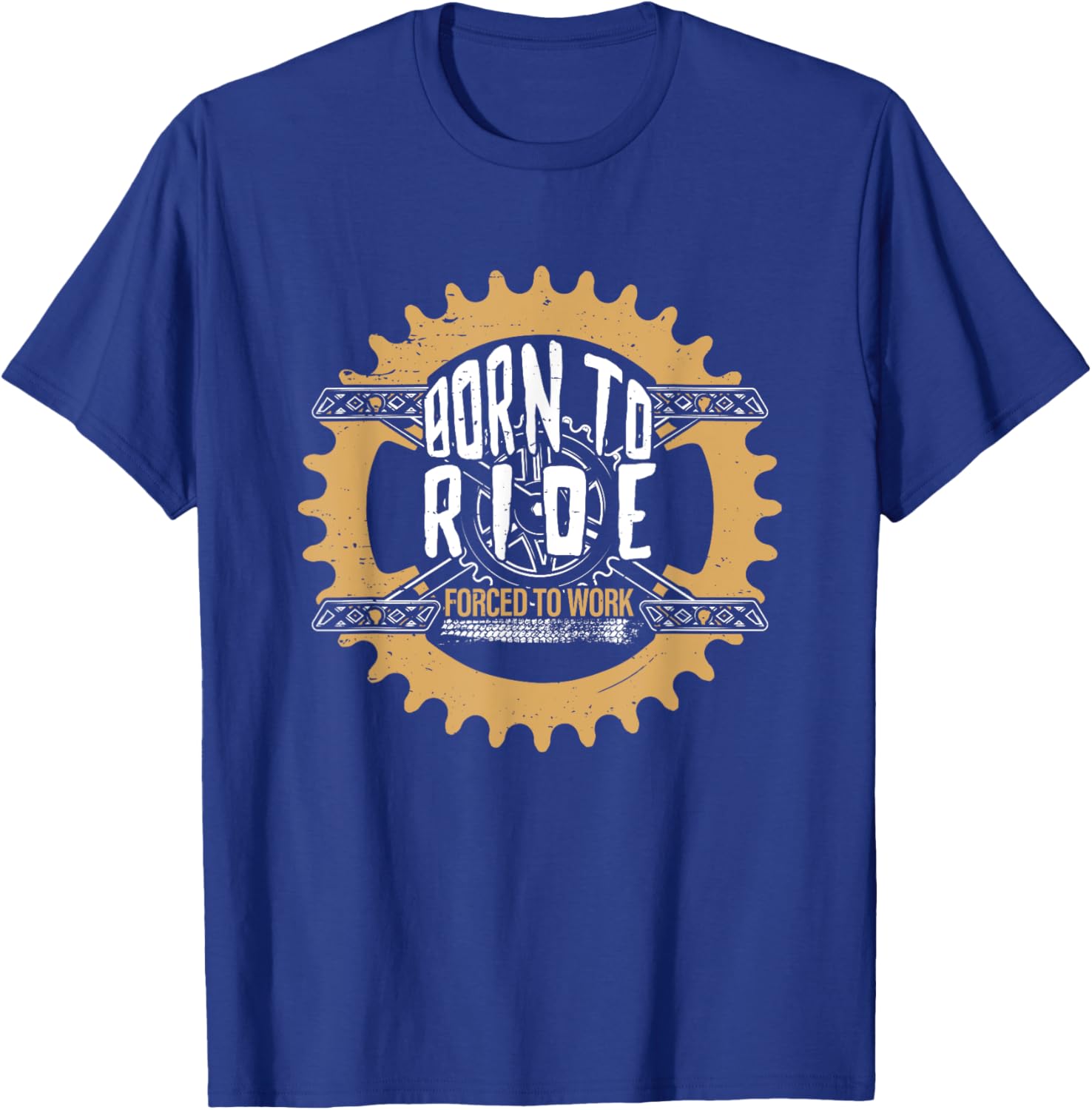 Funny Mountain Bike Biking MTB Dirt Trail Moto Clothing Idea T-Shirt - T-Shirt | Royal