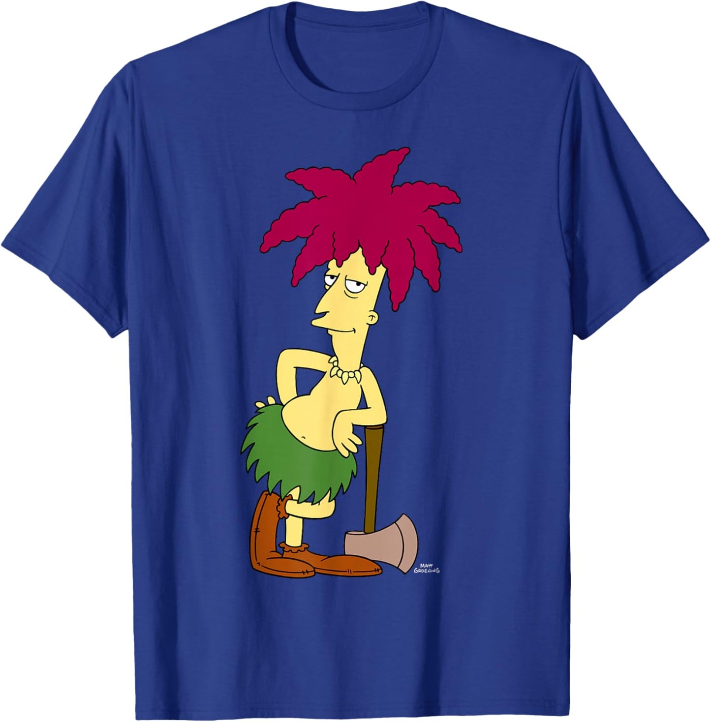 The Simpsons Sideshow Bob With Axe V1 T-Shirt - T-Shirt | Royal