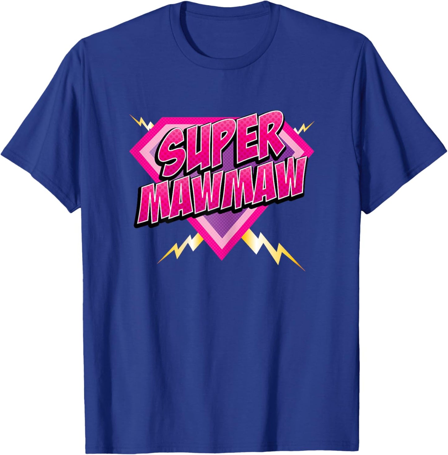 Super Mawmaw Superhero Grandmother Comic Book Women T-Shirt - T-Shirt | Royal