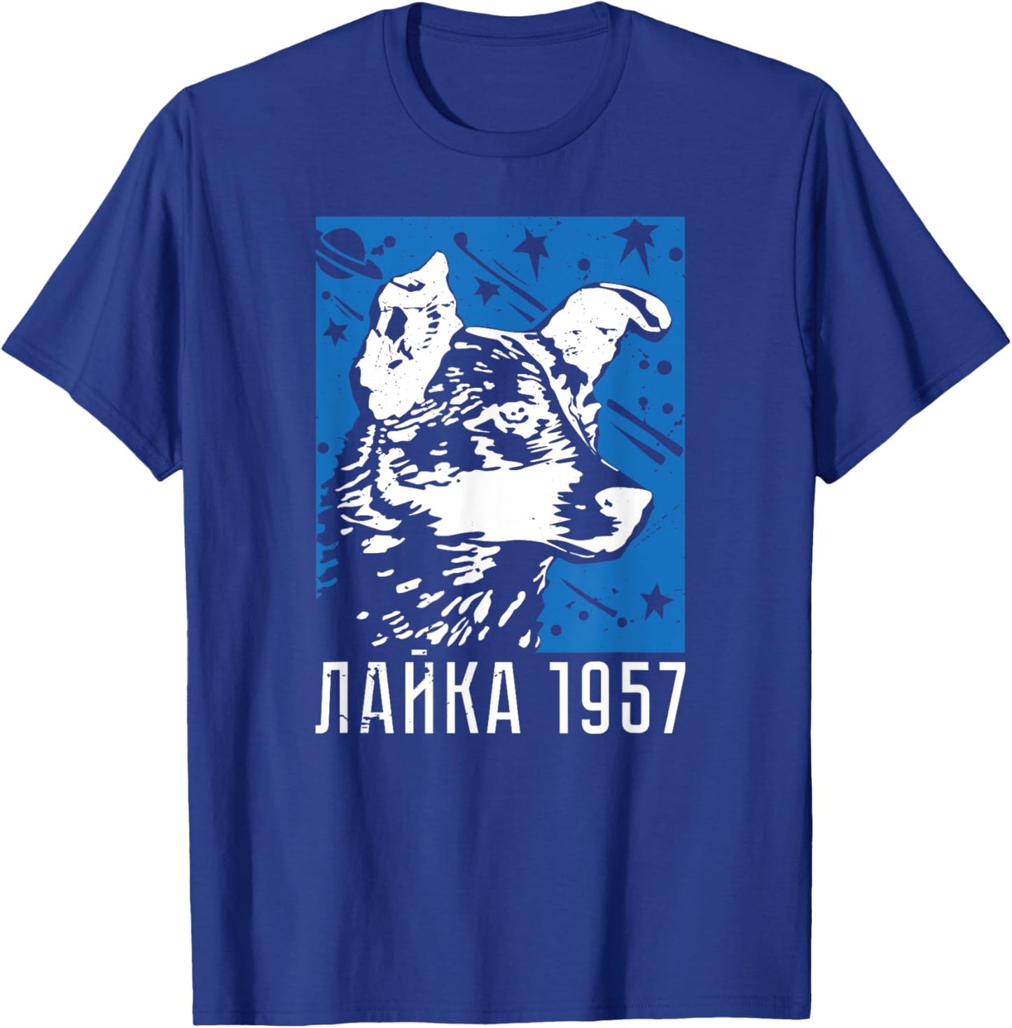Laika Dog Sputnik Space Space Travel USSR Women T-Shirt - T-Shirt | Royal