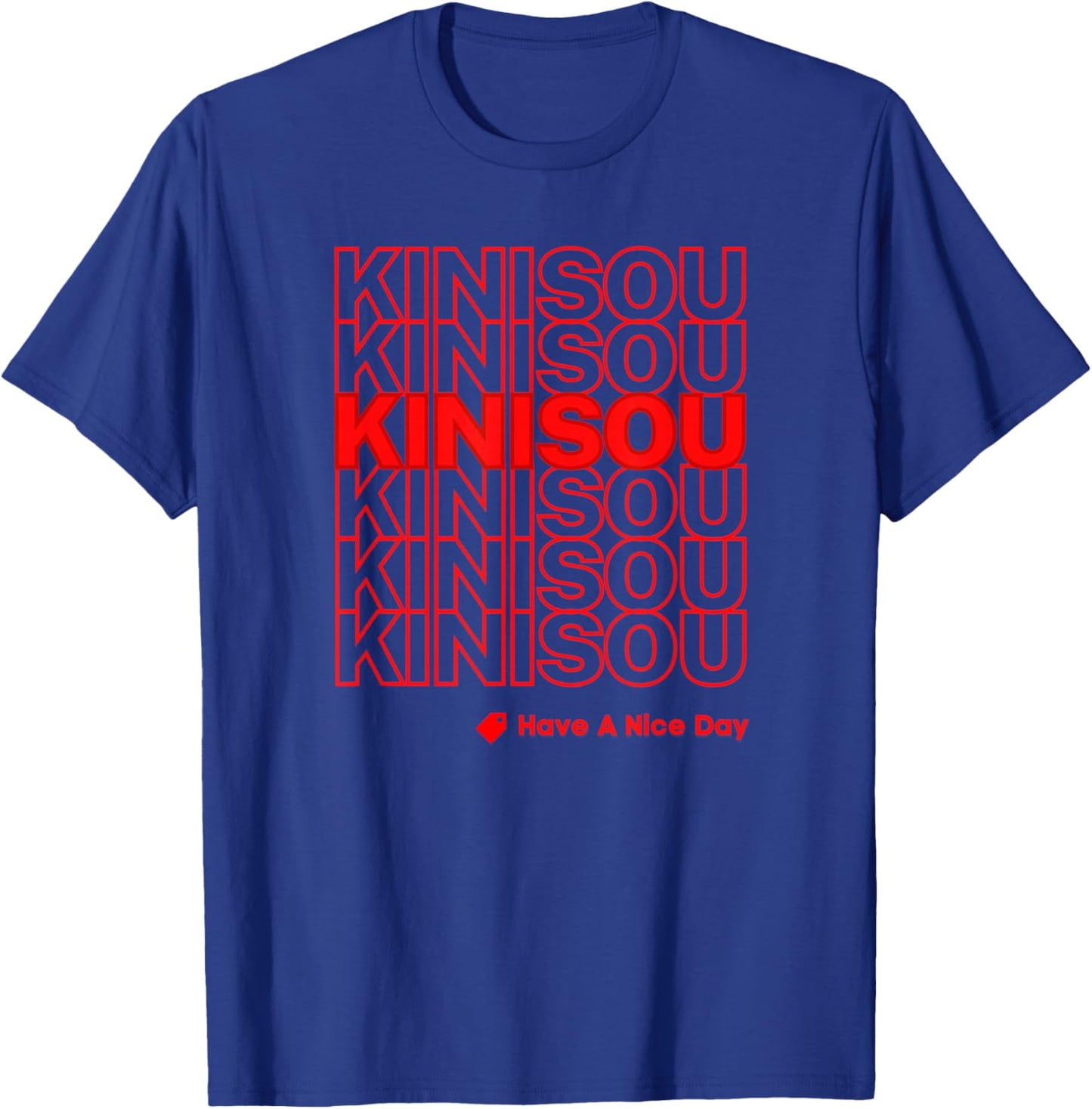 Kinisou Chuukese Thank You | Micronesia Pride T-Shirt - T-Shirt | Royal