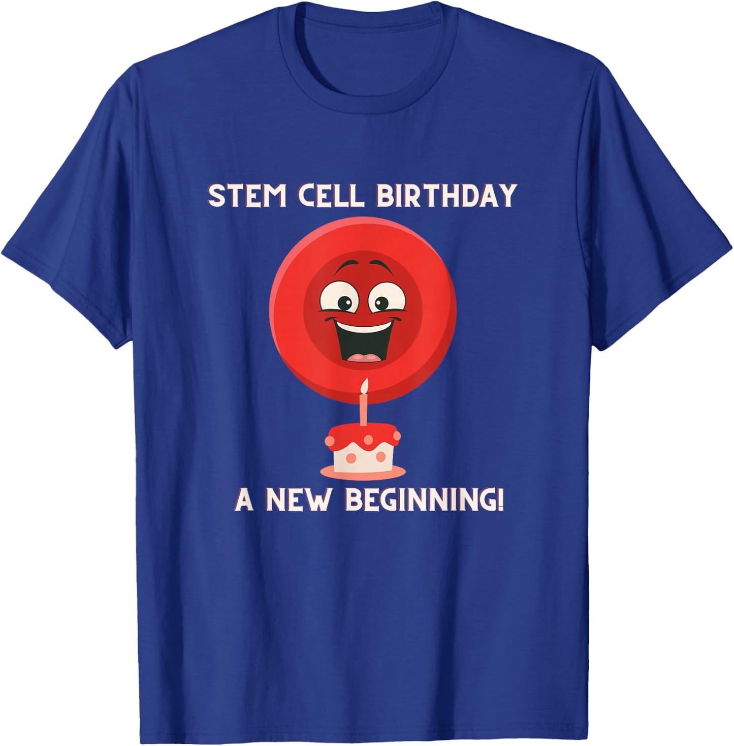 Stem Cell Transplant Survivor Cancer Fighter Tops, , Gear T-Shirt - T-Shirt | Royal