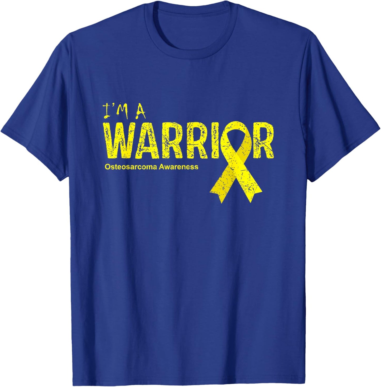 Osteosarcoma Awareness Warrior T-Shirt - T-Shirt | Royal