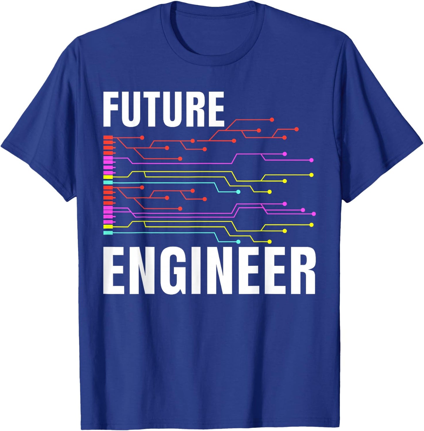Electrical Engineering Circuit Kids Future Engineer T-Shirt - T-Shirt | Royal