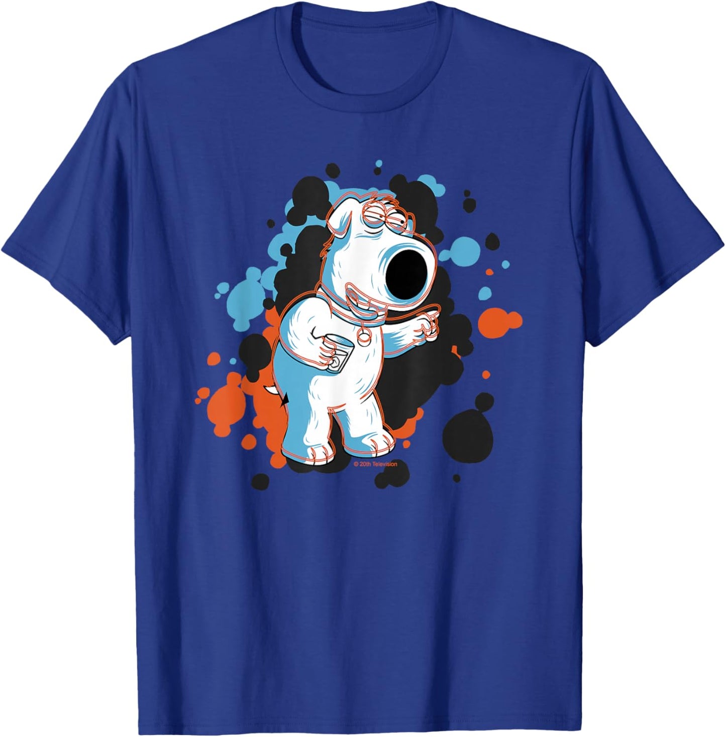Family Guy Brian Social Butterfly T-Shirt - T-Shirt | Royal
