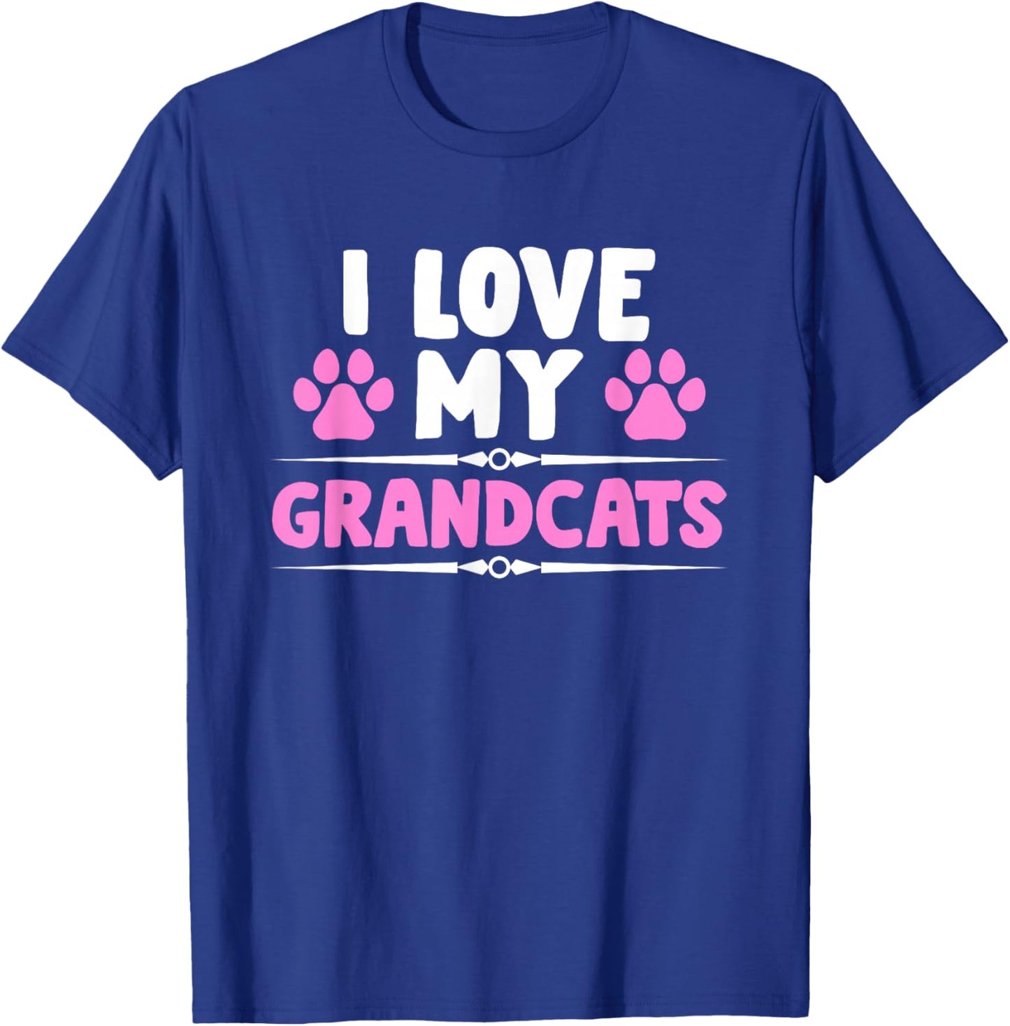 I love my Grandcats - Cat Lover Granddad Grandma Grandparent T-Shirt - T-Shirt | Royal
