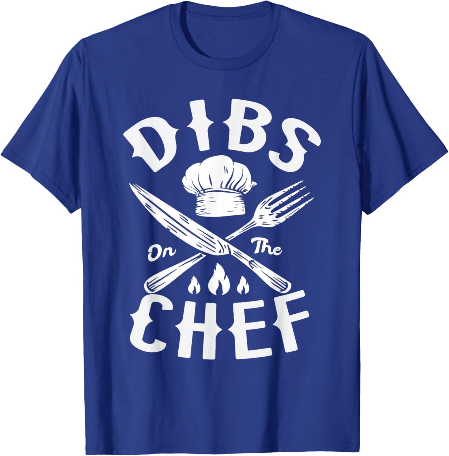 Dibs On The Chef Cooking Lover Sous Culinary Gangster T-Shirt - T-Shirt | Royal