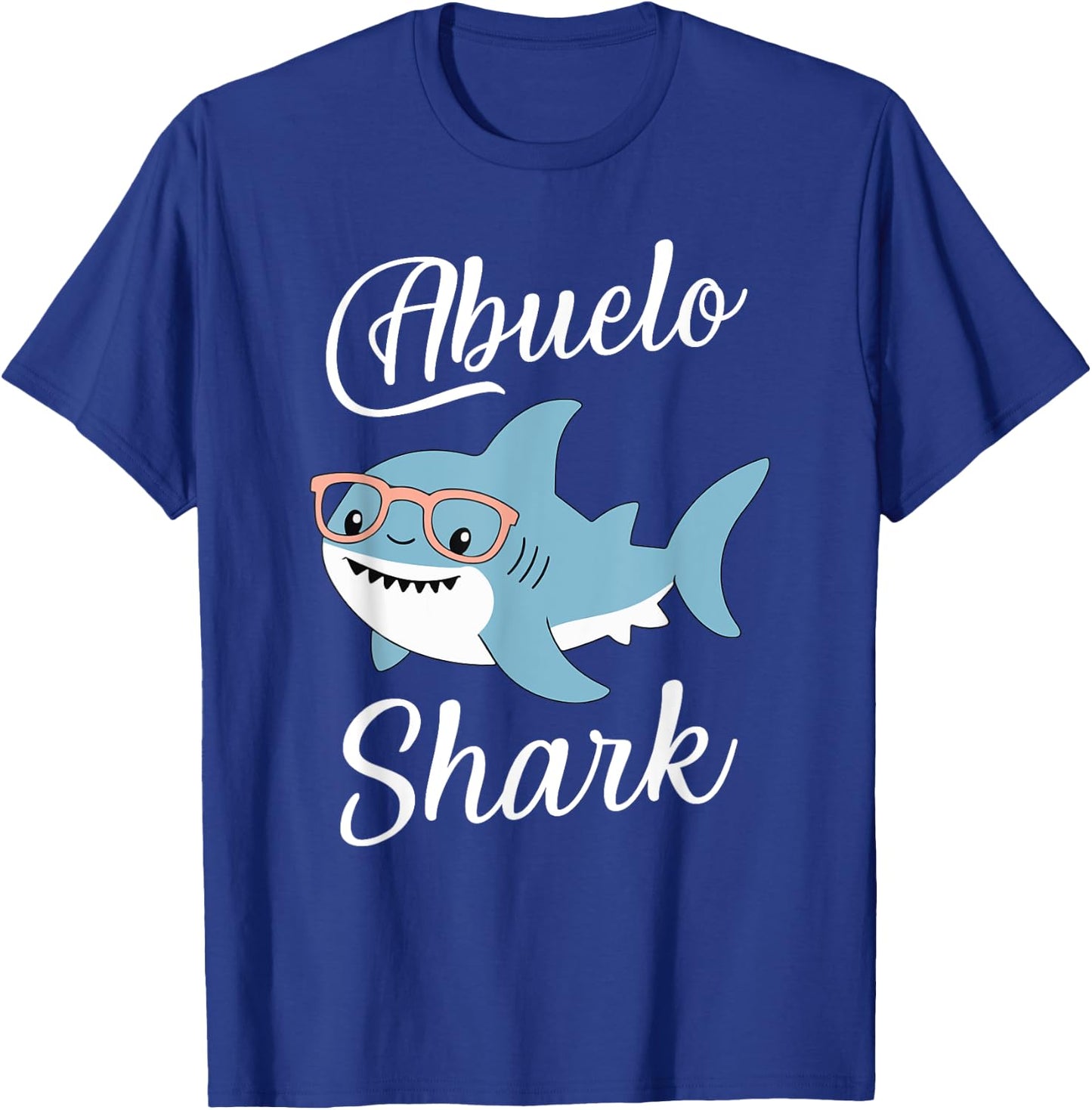 Abuelo Shark Funny Matching Family Grandpa T-Shirt - T-Shirt | Royal