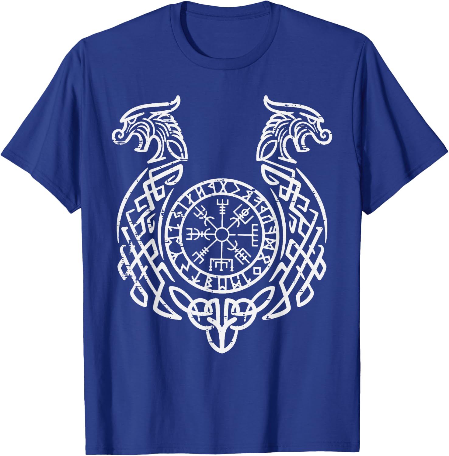 Viking Compass Helm Of Awe Norse Mythology Men Women Kids T-Shirt - T-Shirt | Royal