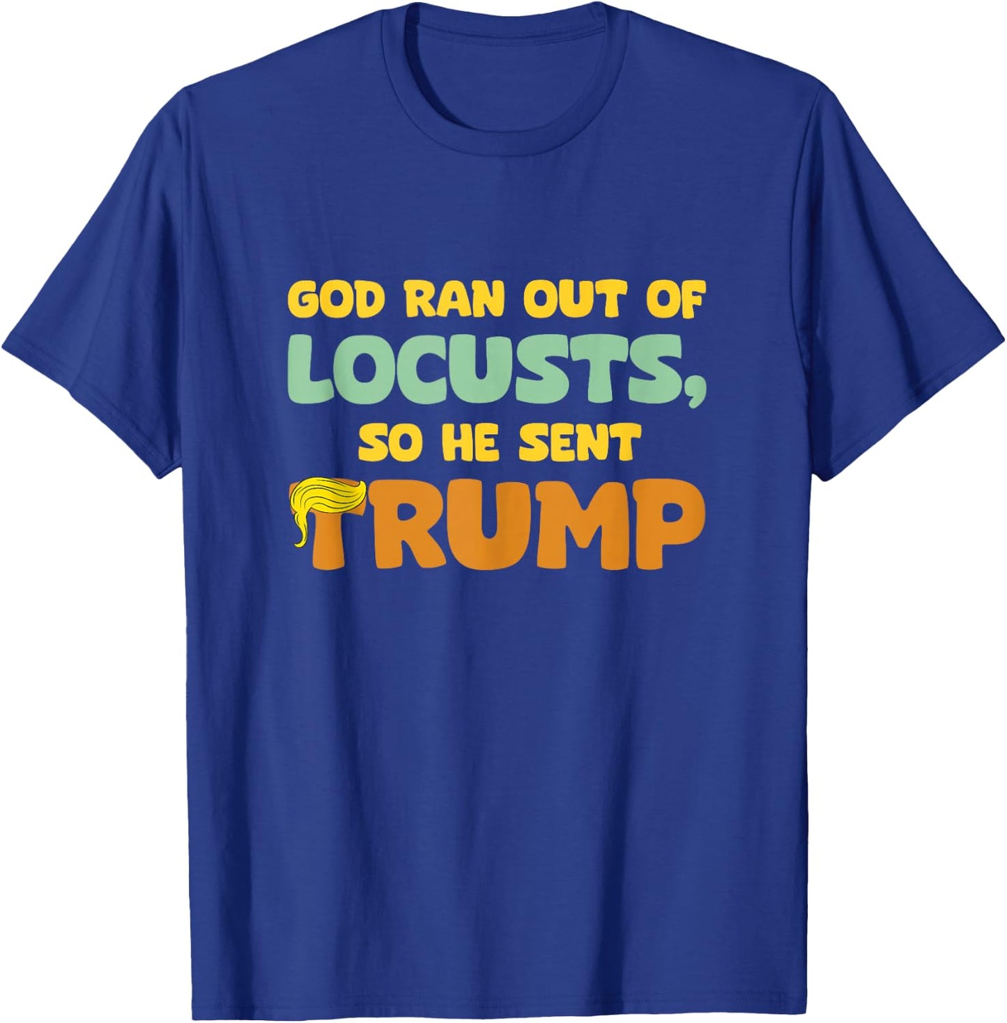 Funny Anti Trump Democrat Against Trump T-Shirt - T-Shirt | Royal
