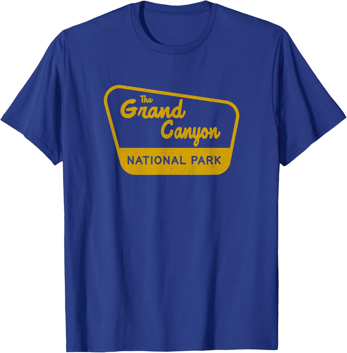 Grand Canyon National Park Vintage Inspired Sign Graphic T-Shirt - T-Shirt | Royal