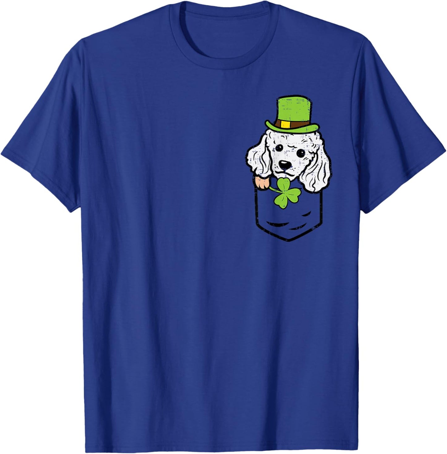 Irish Pocket Poodle Dog Saint Paddys St Patricks Day Women T-Shirt - T-Shirt | Royal